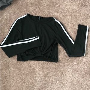 Crop top long sleeve